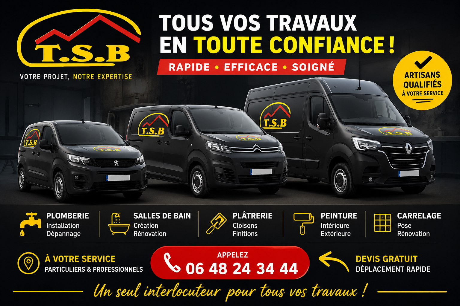 Véhicule TSB sur intervention